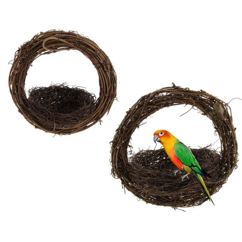 Panier oiseaux paille nid - panier,