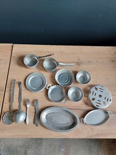 Ancienne dinette lot aluminium  poupée Jumeau Steiner Bru 1920 1940