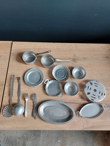 Ancienne dinette lot aluminium