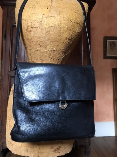 Sac cuir jean - cuir, foures