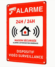 Panneau Alarme Maison sécurisé 24h/24 dispositif vidéo surveillance avec rouille