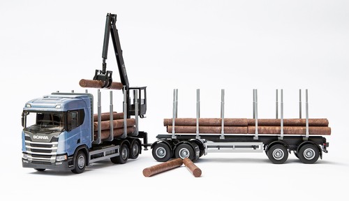 Emek scania r450 6x4 bleu - scania,
