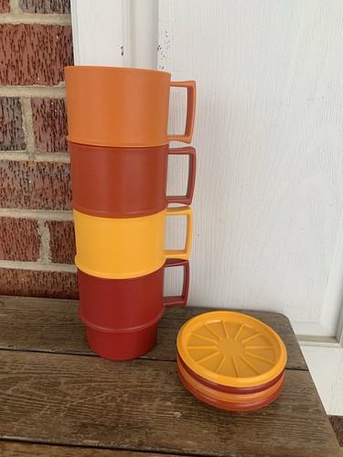 Vintage tupperware stackable - vintage,