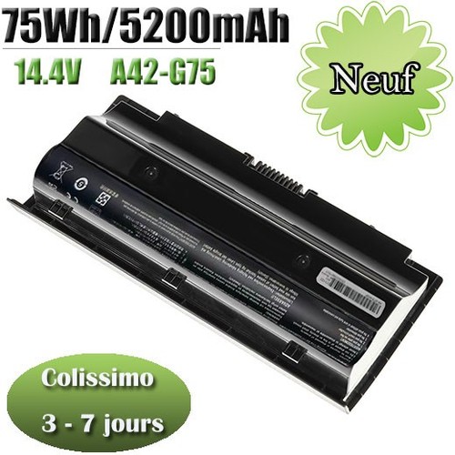 A42 g75 batterie pour asus - batterie, rog
