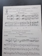 PARTITION ANCIENNE - SCHUBERT