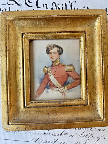 Portrait miniature captain - portrait,