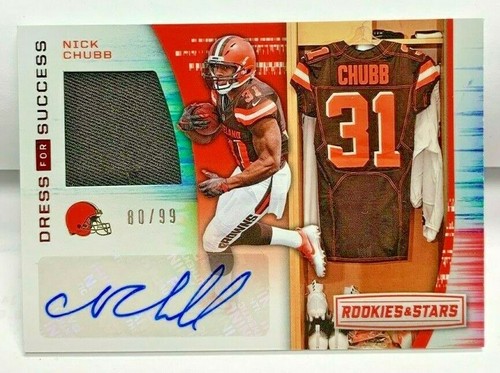Nick chubb 2018 panini rookies - chubb,