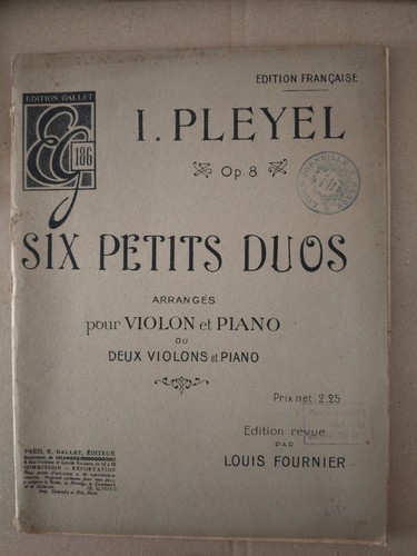 Partition ancienne violon - partition,
