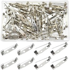 Barres Fermoir de Sécurité, 200 Pièces attache pins, epingles a nourrice, Bro...