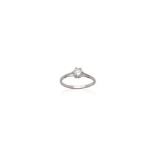 Bague solitaire zirconium