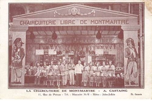 Paris xviii la charcuterie - xviii,