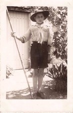 ANCIENNE PHOTOGRAPHIE JEUNE SCOUT EN UNIFORME
