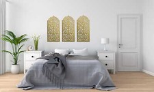 PANNEAU DÉCORATIF AJOURÉ, FENÊTRE MAROCAINE, DÉCORATION MURALE 3D, ORNEMENT, TRI