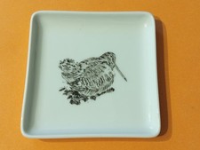 porcelaine de Limoges - ATELIER E. GIBERT Templeux Roisel- cendrier - la bécasse