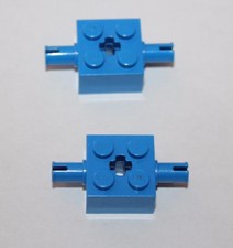 Lego 2 x brick Blue ref