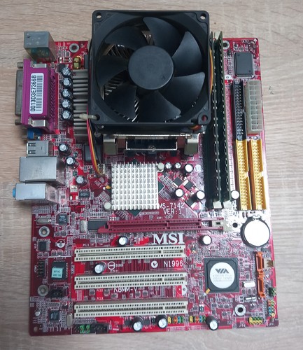 Kit carte mère - socket, msi