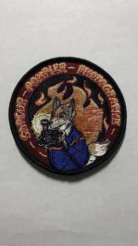 écusson patch pompier - /,