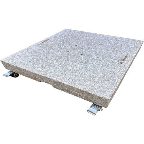 Pied parasol socle granit - parasol,