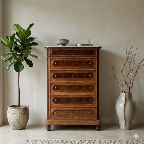 Commode ancienne acajou - commode,