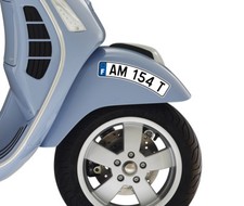 2 PLAQUES IMMATRICULATION