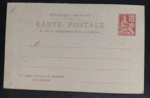Carte postale réponse - +,