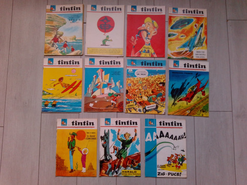Lot journaux tintin - lot,