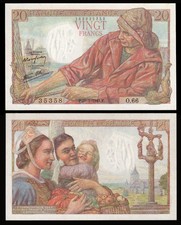 France billet francs - 20,