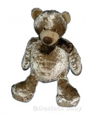 Peluche ours marron Echarpe B