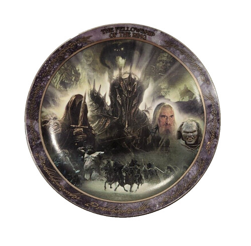 Lord the rings plate sauron - rings,