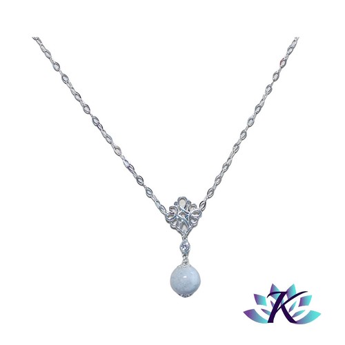 Collier argent 925 - argent, zirconium
