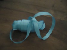 RUBAN SATIN BLEU CLAIR - dimensions 1 m * 9 mm