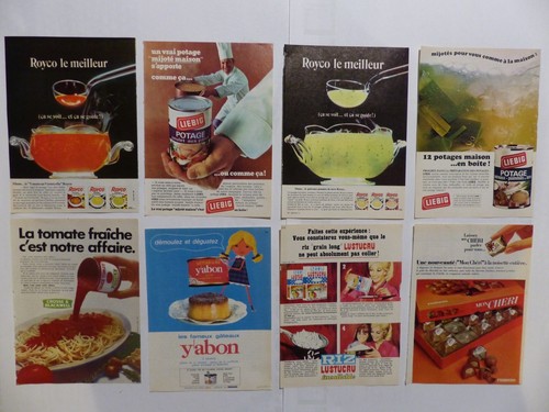 Lot publicités années - années, 60