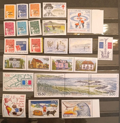 Timbres saint pierre - timbres, et