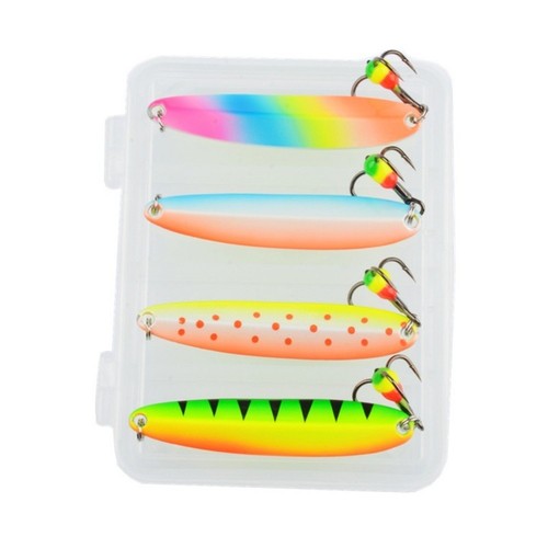 Kit leurre pêche glace 4pcs - pêche,
