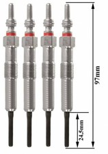 4 Bougies de Préchauffage (11 refs) pour Renault Captur I Clio II Clio III Dacia