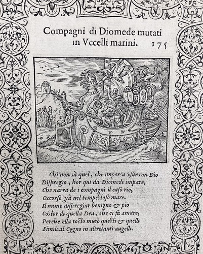 1559 drakkar gravure - gravure, diomède