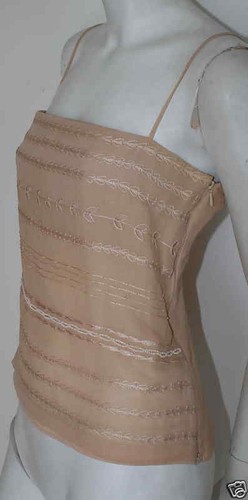 Perla fleshtone silk tank - la,