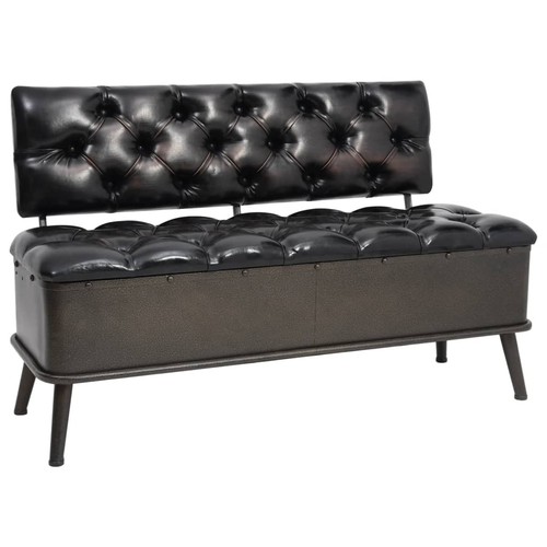 Banc rangement avec - rangement, dossier
