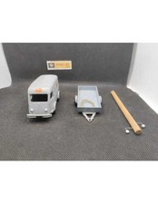 ▄▀▄ RENAULT 1000 KG FOURGON PTT AVEC REMORQUE - CIJ - N° 3 60 - 1/43 ▄▀▄