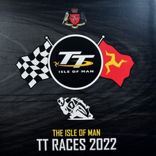 Pièce de monnaie, Île de Man, Set, 2022, TT RACES, course de moto.FDC, STGL