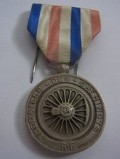 MEDAILLE SNCF 1947 en L'état