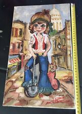 Tableau vintage Hippies Yéyé