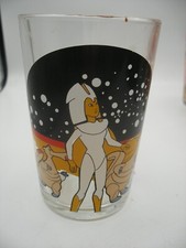 RARE 1986  verre à moutarde French Drinking Glass Les MONDES ENGLOUTIS