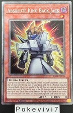 Carte YU-GI-OH! ABSOLUTE KING BACK JACK RA04-EN244 PSR NEUF
