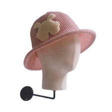 Tête de mannequin pour enfant à montage mural pour présentation de bijoux et