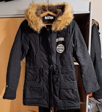 Parka fourré à capuche
