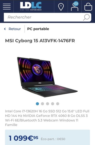 Portable gamer msi - portable, cyborg