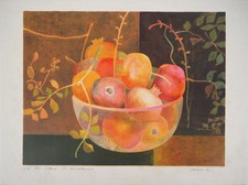 Pierre GARCIA FONS : Grenades - Lithographie originale signée et dédicacée