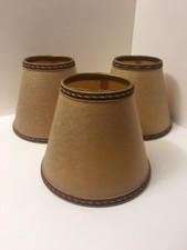 Lot de 3 anciens abat jour