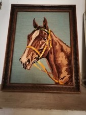 Canevas coton 1960 1970 tête